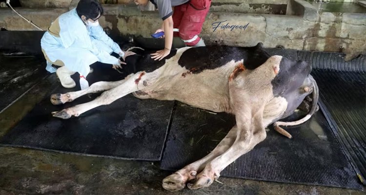 Severe complications of cattle foot and mouth disease